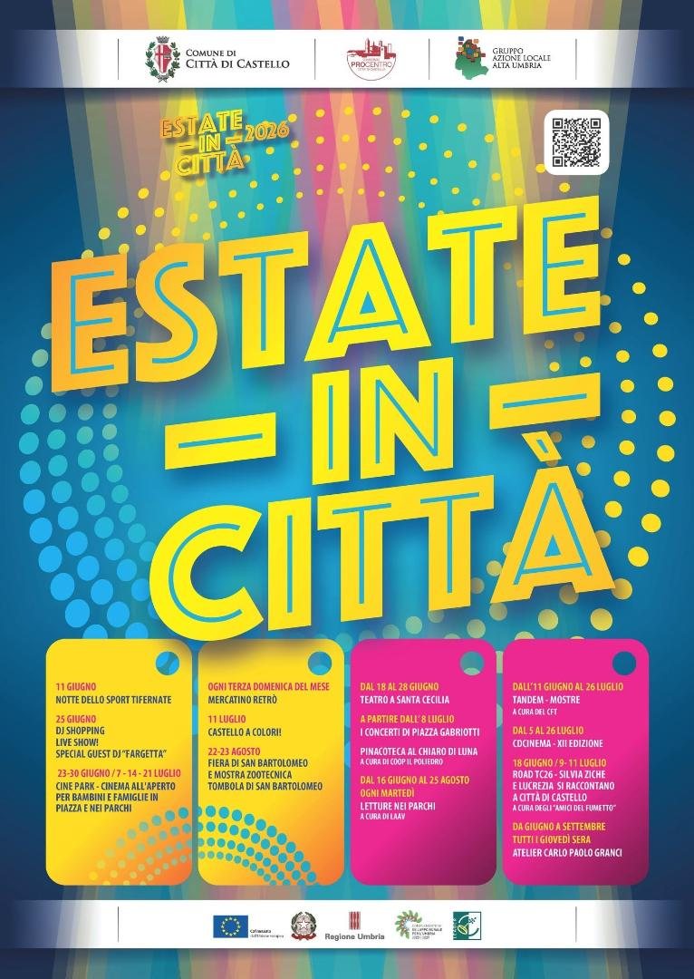 Locandina: Estate in Città 2026 - Città di Castello