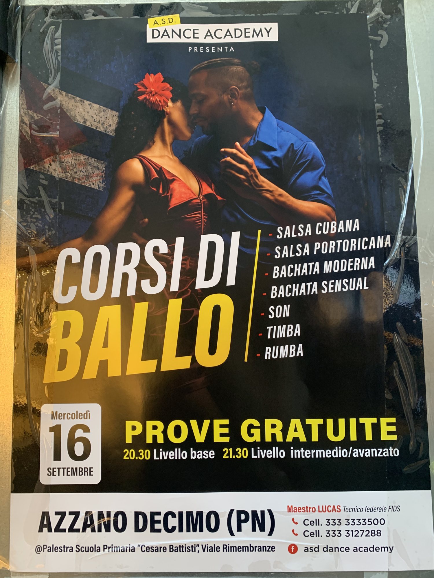 Locandina: Corsi di Ballo - Prove Gratuite