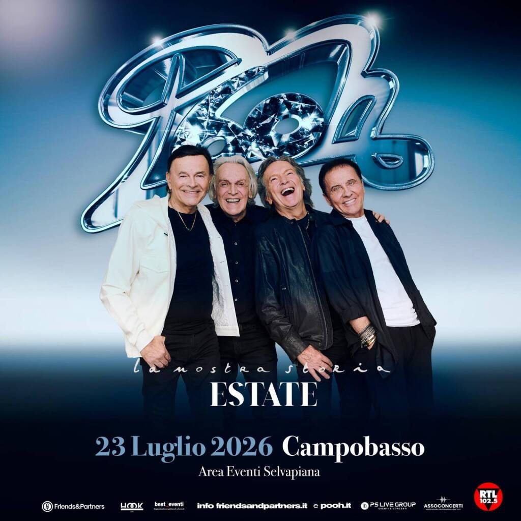 Locandina: Cartellone Estivo 2026 di Campobasso - Musica in Villa e iniziative culturali